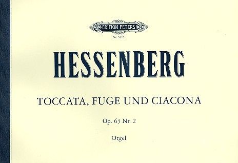 Toccata, Fuge und Ciacona op. 63 / 2 