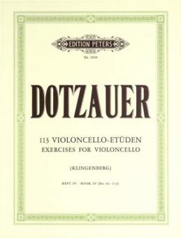 113 Violoncello-Etüden Heft 4 