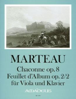 Chaconne op. 8 - Feuillet d'Album op. 2/2 