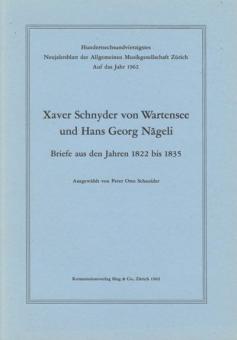 Xaver Schnyder von Wartensee und Hans Georg Nägeli 