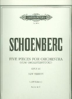 5 Orchesterstücke op. 16 