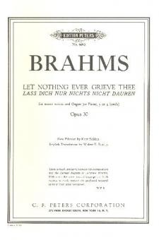 Lass dich nur nichts nicht dauren op. 30 