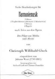Sechs Bearbeitungen für Harmoniemusik 