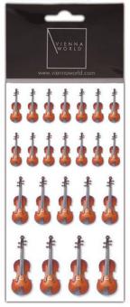 Stickers Geige (5 Stück) 