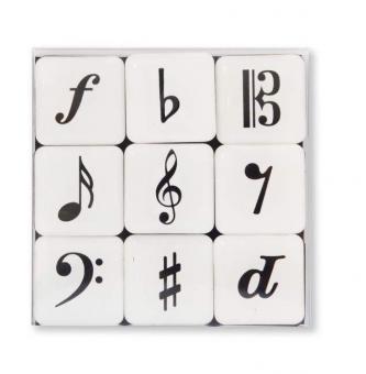 Minimagnetbox Musiksymbole (5 Stück) 