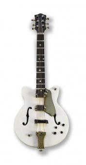 E-Gitarre weiß - gold magnetisch (6 Stück) 