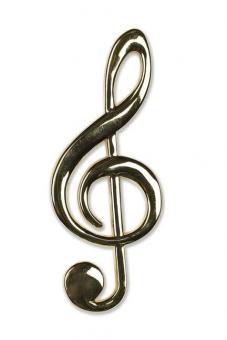 Violinschlüssel gold magnetisch 