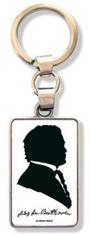 Schlüsselanhänger Beethoven Silhouette 