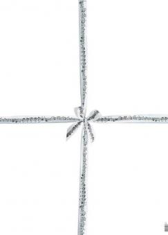 Geschenkpapier Notenzeile mit Masche (10 Stück) 