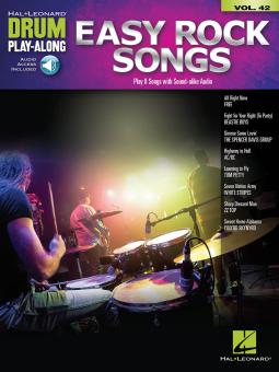 Drum Play-Along Vol. 42: Easy Rock Songs 