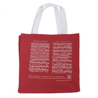 Red Shopper Bag St. Cecilia 