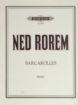 Barcarolles für Klavier 