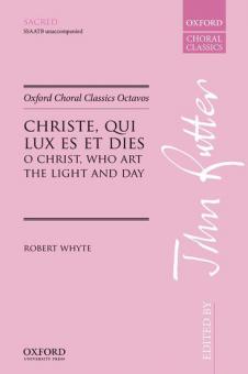 Christe, qui lux es et dies 