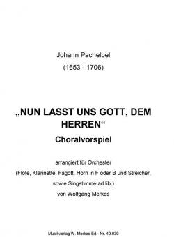 Choralvorspiel 'Nun lasst uns Gott, dem Herren' 