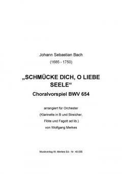 Choralvorspiel 'Schmücke dich o liebe Seele' 