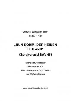 Choralvorspiel 'Nun komm der Heiden Heiland' 