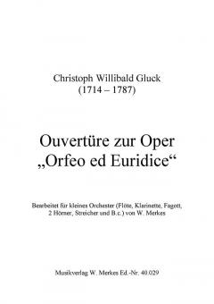 Ouvertüre zur Oper 'Orfeo' 