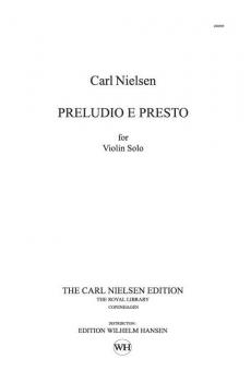 Preludio E Presto op. 52 