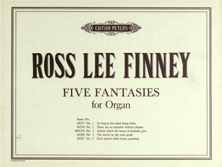 5 Fantasien für Orgel Heft 3 