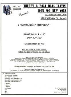 There's A Boat Dats Leavin' Soon For New York 