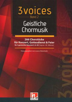 3 Voices 2: Geistliche Chormusik 