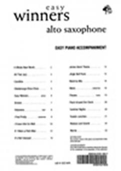 Easy Winners - Piano Accompaniment for Alto Sax 