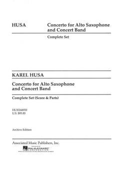 Concerto For Alto Saxophone And Concert Band (Husa) 