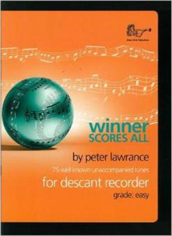 Winner Scores All for Descant Recorder with CD 