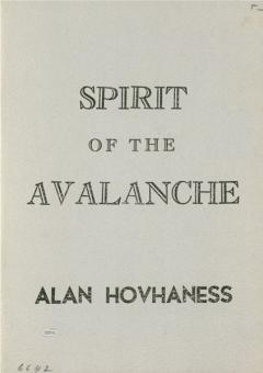 Spirit of the Avalanche op. 197 