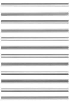 Carta da Musica (Cuadernillo, Papier à Musique) 