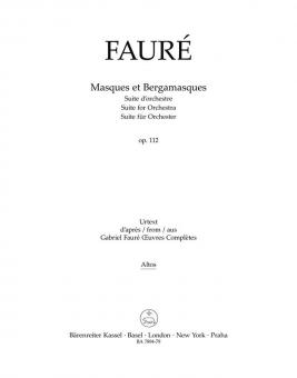 Masques et Bergamasques op. 112 