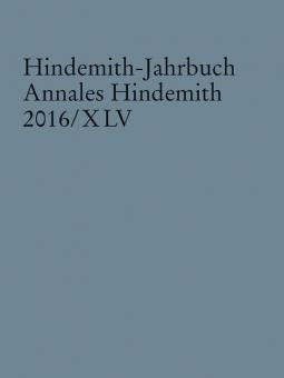 Hindemith-Jahrbuch 2016/45 