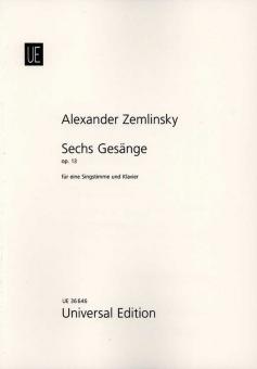 6 Gesänge op. 13 