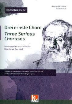 3 ernste Chöre 