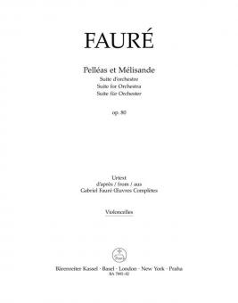 Pelléas et Mélisande op. 80 