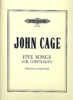 5 Songs for Contralto 