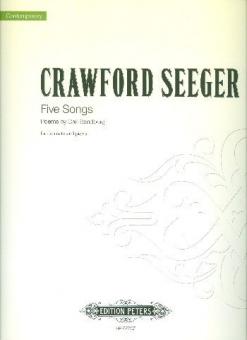 Five Songs for Contralto and Piano 