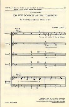 Do You Doodle as You Dawdle? 