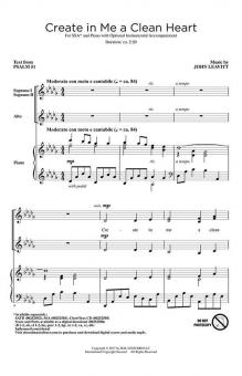 Create in Me a Clean Heart Standard