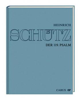 Heinrich Schütz Sämtliche Werke 18: Der 119. Psalm (Schwanengesang) 