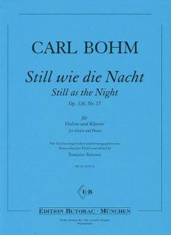 Still wie die Nacht op. 326 Nr. 27 