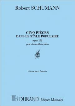 5 Stücke im Volkston op. 102 