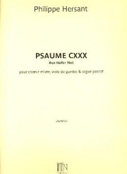 Psaume 130 Aus tiefer Not 