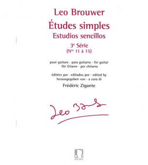 Etudes simples - 3e Serie Nr. 11 - 15 