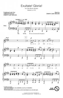 Exultate! Gloria! 
