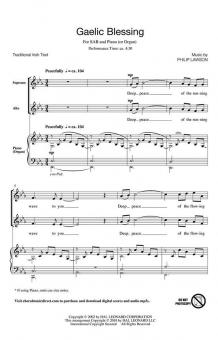 Gaelic Blessing Standard