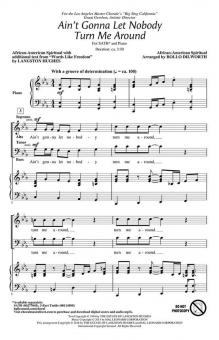 Ain't Gonna Let Nobody Turn Me Around Standard