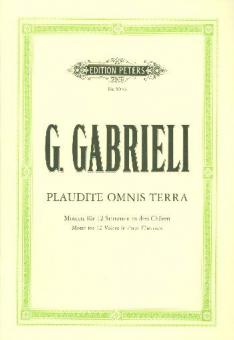 Plaudite omnis terra 