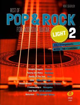 Best of Pop & Rock for Acoustic Guitar light 2 