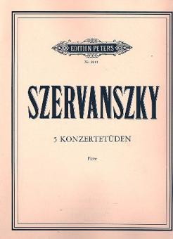 5 Konzertetüden für Flöte solo 